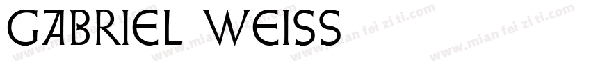 Gabriel Weiss字体转换